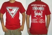 Image of PYREXIA & BEHEADED "Europe Tour 2013" Short Sleeve (Red)