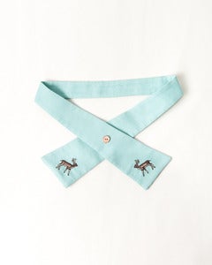 Image of Brownie Tie- Aqua Green