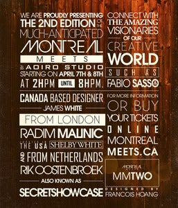 Image of Montreal Meets 2012 18x24 Poster
