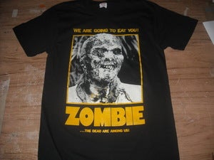 Image of Lucio Fulci's ZOMBIE T-shirt