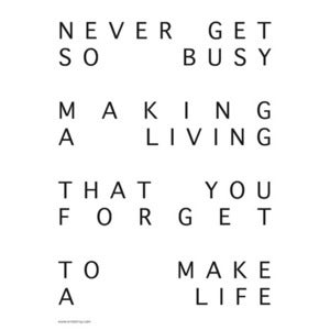 Image of To make a life