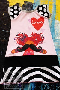 Image of chimi mustacheLOVE - dress only