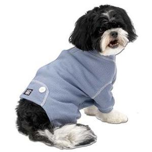 Image of Cozy Thermal Dog Pajamas - Blue & Red