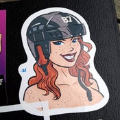 Image of Black Helmet Sticker