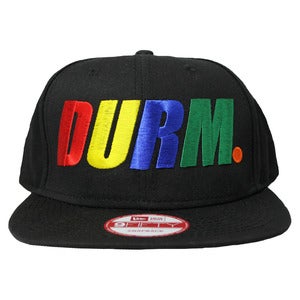 Image of DURM hat - multicolor on black - very limited