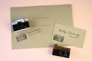 Image of Camera Rubber Stamp