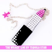 Image of XL Crystal Lipstick Necklace