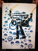 Image of poster//18x24//BOOMBOX ROBOT