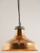 Image of COPPER | vintage industrial light shade | LARGE