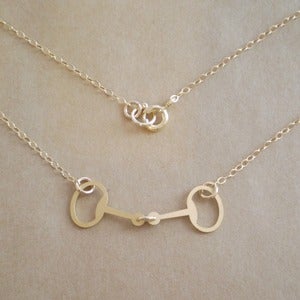 Image of Tiny Horse Bit Necklace
