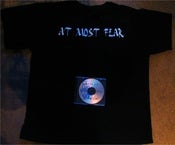 Image of At Most Fear T-shirt and CD combination.