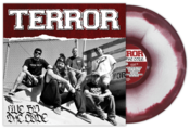 Image of Terror "Live By The Code" LP Oxblood/White Mix Vinyl