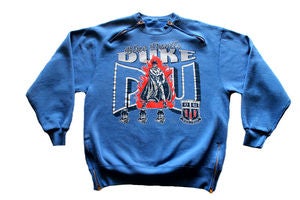 Image of Men's D.Fame Custom "Duke Blue Devils" Crewneck
