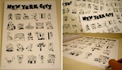 Image of New York City Alphabet Poster