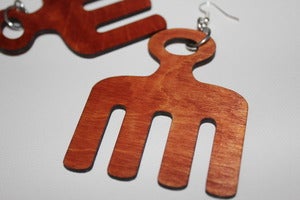 Image of THICK AFRO PICKS - Wood