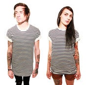 Image of Unisex Basic Stripe Tee
