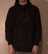Image of Logo Pullover Hood - Black
