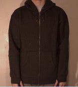 Image of "Magnetic North" Full-zip Hood - Charcoal