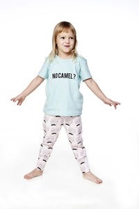 Image of No Camel? T shirt Soft Mint Green