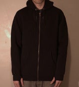 Image of "Magnetic North" Full-zip Hood - Black