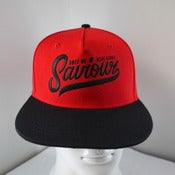 Image of Red Saviour snap back hat