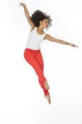 Image of Second Denim Yoga Jean - High Rise Skinny in Cardinal 