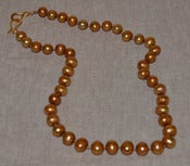 Image of Gold Toned Pearls