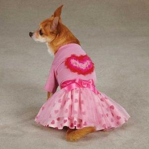 Image of Chiffon Heart Shirt & Skirt Set