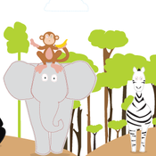 Image of Animals In the Wild - Wall Graphics