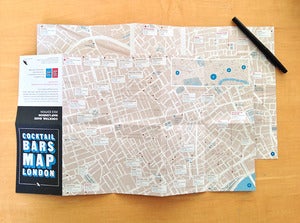 Image of Cocktail Bars Map London