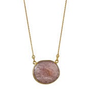 Image of " New " Kara Ackerman <i> Alice Rose <i/> Pink Sapphire Pendant Necklace