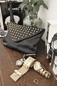 Image of Gold Navigli Clutch