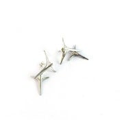 Image of 2 Part Fish Spine Earrings
