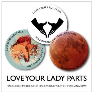 Image of "Love Your Lady Parts" Hand-Held Mirrors