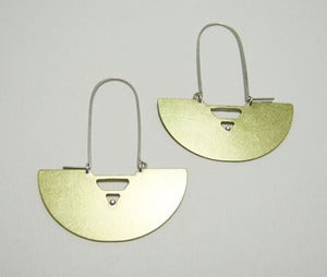 Image of Quarter Moon Earrings