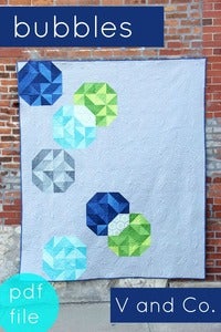 Image of bubbles quilt pattern-PDF