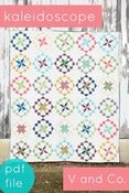 Image of kaleidoscope quilt-PDF file