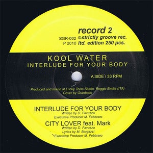 Image of Kool Water - Interlude For Your Body (12", 33rpm)