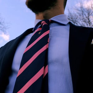 Image of Silk TR Tie Salmon