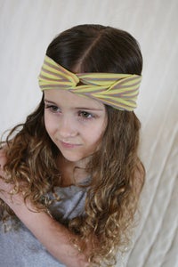 Image of yellow striped turban