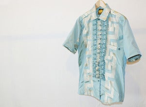 Image of CUSTOM VERSACE INSPIRED PRINT BUTTON UP