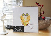 Image of Perched Owl 2 Print from the Owl Party Collection