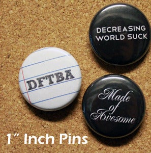 Image of NerdFighter 1" Inch Pins