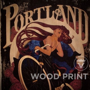 Image of City of Roses - Wood Print