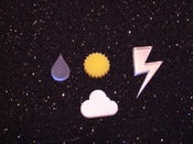 Image of Weather earrings.