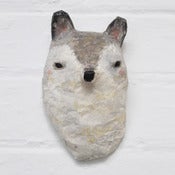 Image of Paper Mâché Head - WOLF