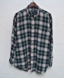 Image of Ralph Lauren plaid linen shirt (L)