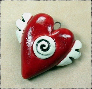 Image of Flutter Heart Pendant