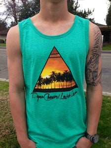 Image of PalmTrees Tank (Mahi Blue)