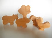 Image of Animaux de la Ferme en bois